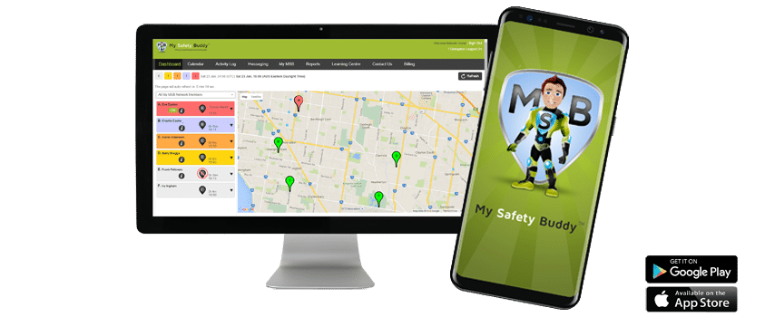 My Safety Buddy Smartphone App and Web Portal