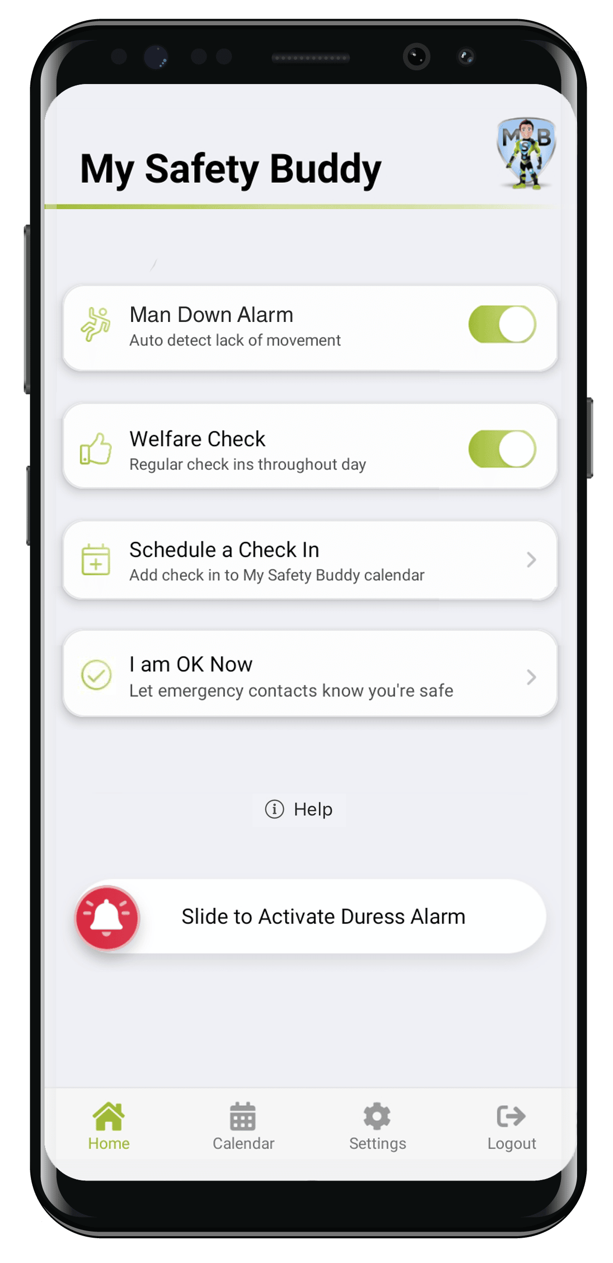 My Safety Buddy Smartphone App for Lone Workers