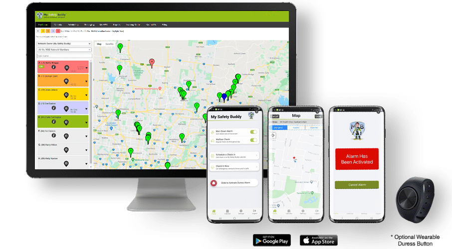 My Safety Buddy Smartphone App and Web Portal My Safety Buddy Smartphone App and Web Portal