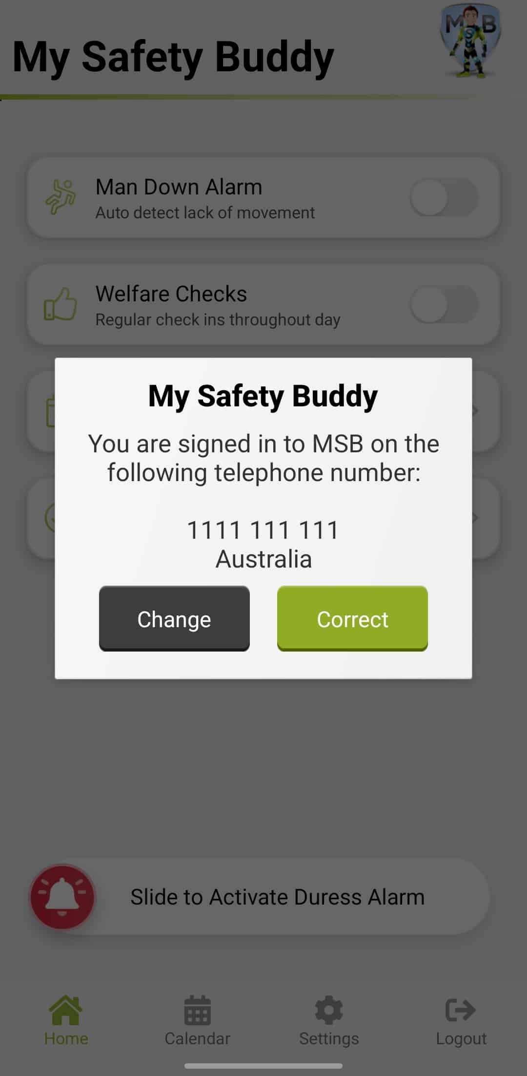 My Safety Buddy Permissions – Confirm Mobile My Safety Buddy Permissions - Confirm Mobile